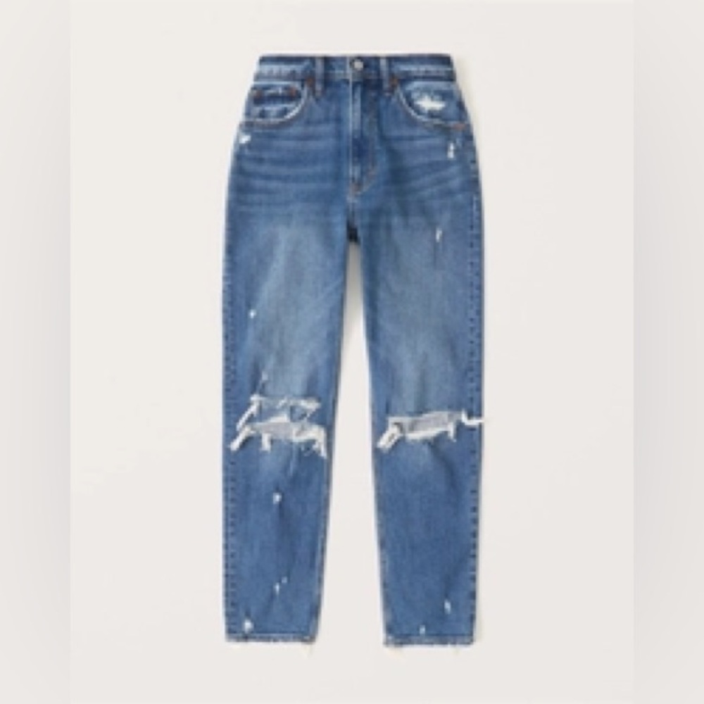 Abercrombie Curve Love The Mom High Rise Jeans